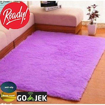 KARPET BULU RASFUR 200x150x6cm ANTI SLIP TERMUH &amp; TERBAIK empuk dan nyaman