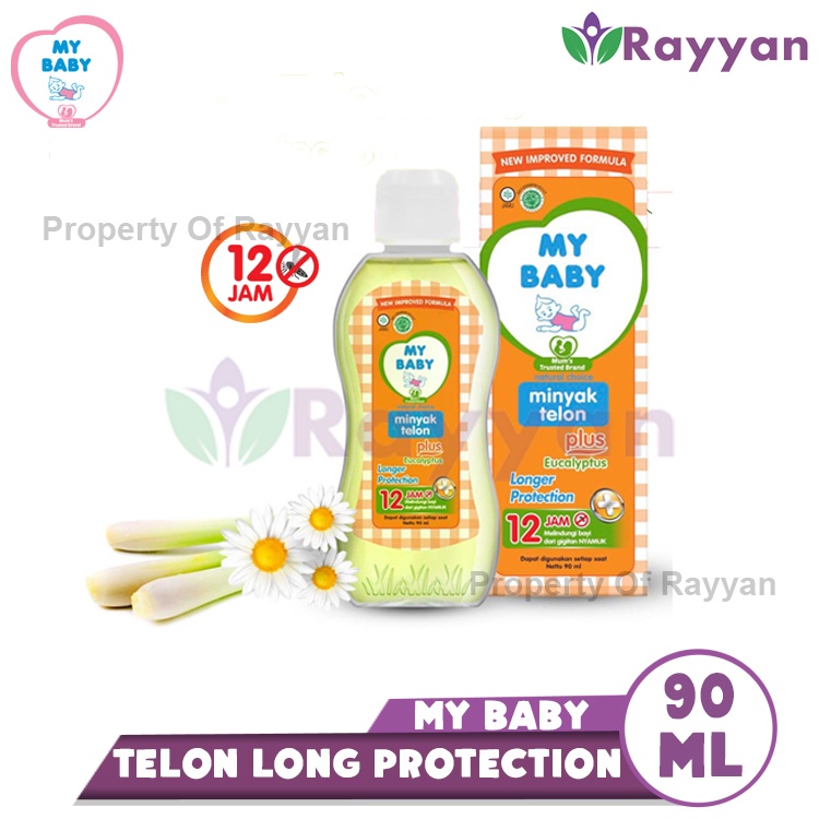 [MT]My Baby Telon Oil 60ml/90ml/150ml  Plus Minyak Telon Bayi Bru Lahir Perlindungan 8 jam|Telon Bayi anti nyamuk|telon anti gigitan nyamuk