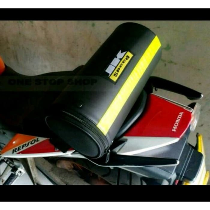 Tabung JK Speed Besar Gede Jumbo Kecil/Tas Tabung JK Speed Motor/Penyimpanan Barang di Behel Motor Jas Hujan Kanebo