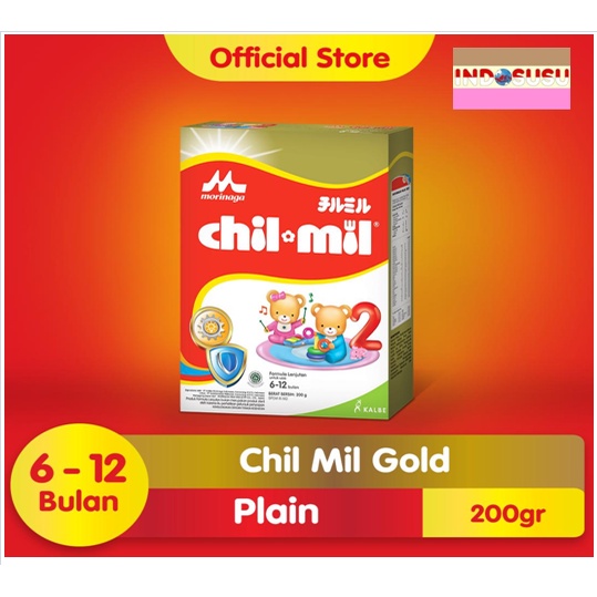 Morinaga Chil Mil Gold 2 (6 -12 bulan) Box 200gr CHILMIL