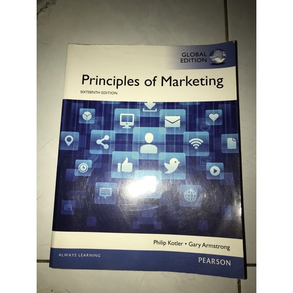 Jual Buku Principle Of Marketing By Pearson 16th Edition | Shopee Indonesia