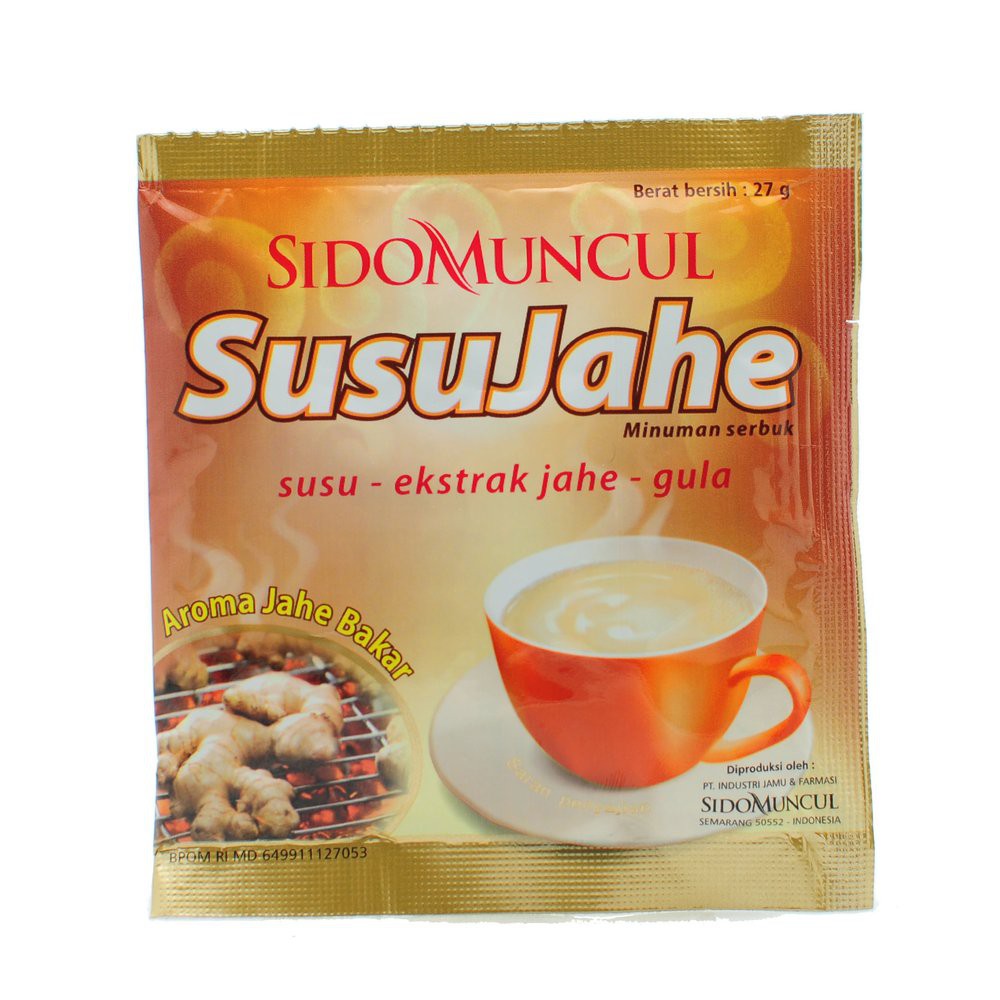 

Susu Jahe Sidomuncul Jahe Nikmat Dalam Sachet (1 Renteng 10 Sachet)