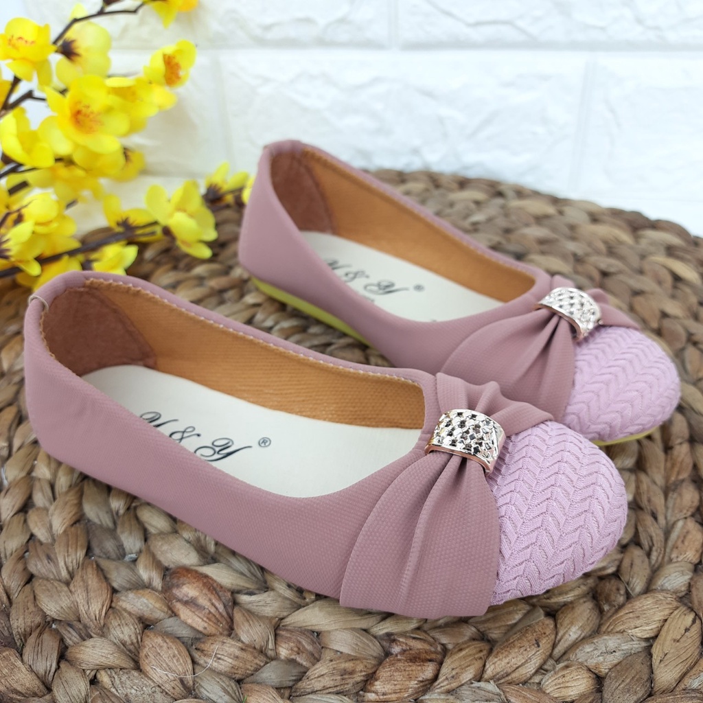 mandirishoesstore-SEPATU SANDAL FLATSHOES ANAK PEREMPUAN 3 4 5 6 7 8 TAHUN HAY08