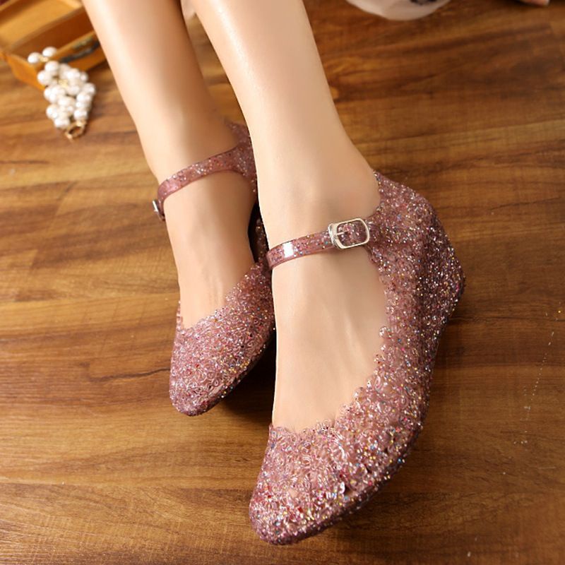 Shusi wedges jelly shoes/shoes dewasa/sepatu jelly