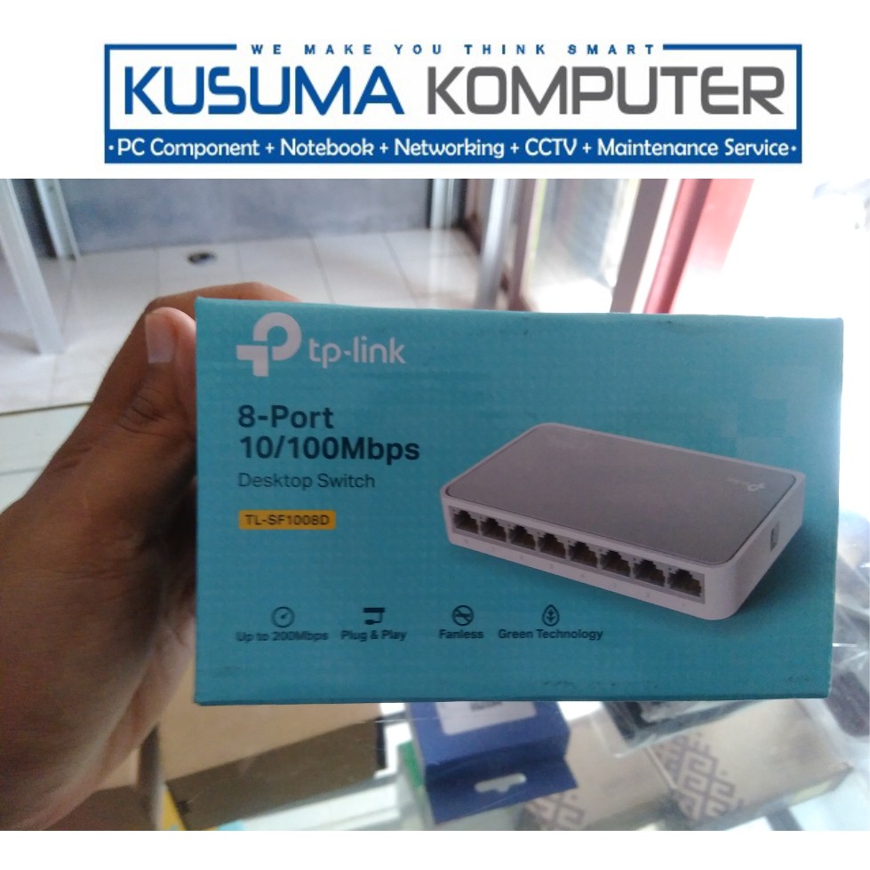 TP-LINK Switch Hub TL-SF1008D 8 port 10/100Mbps TP LINK 8 PORT