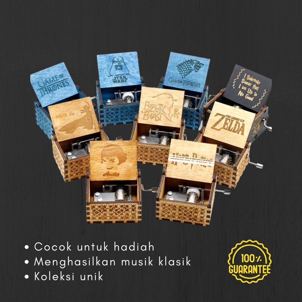 Jual Kotak Musik Kayu Cocok Untuk Kado Ulang Tahun Ultah Cewek Cowok Murah Unik Harry