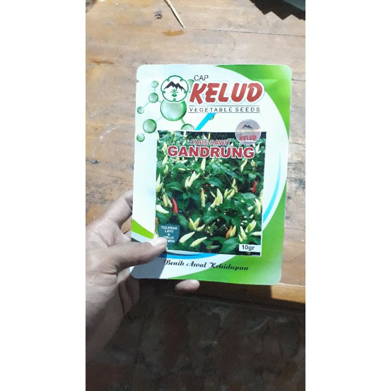 GANDRUNG benih cabe rawit Cap Kelud tahan virus 10 gram
