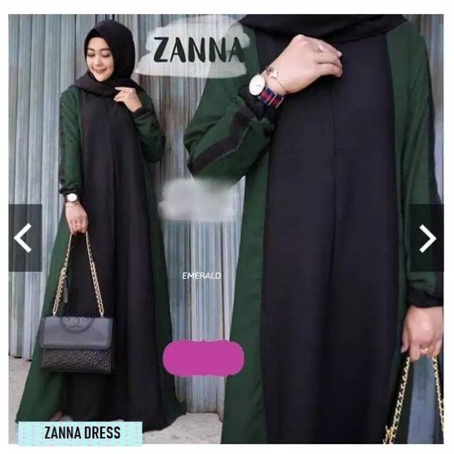 Zanna Maxy pakaian wanita baju gamis fashion muslim dress