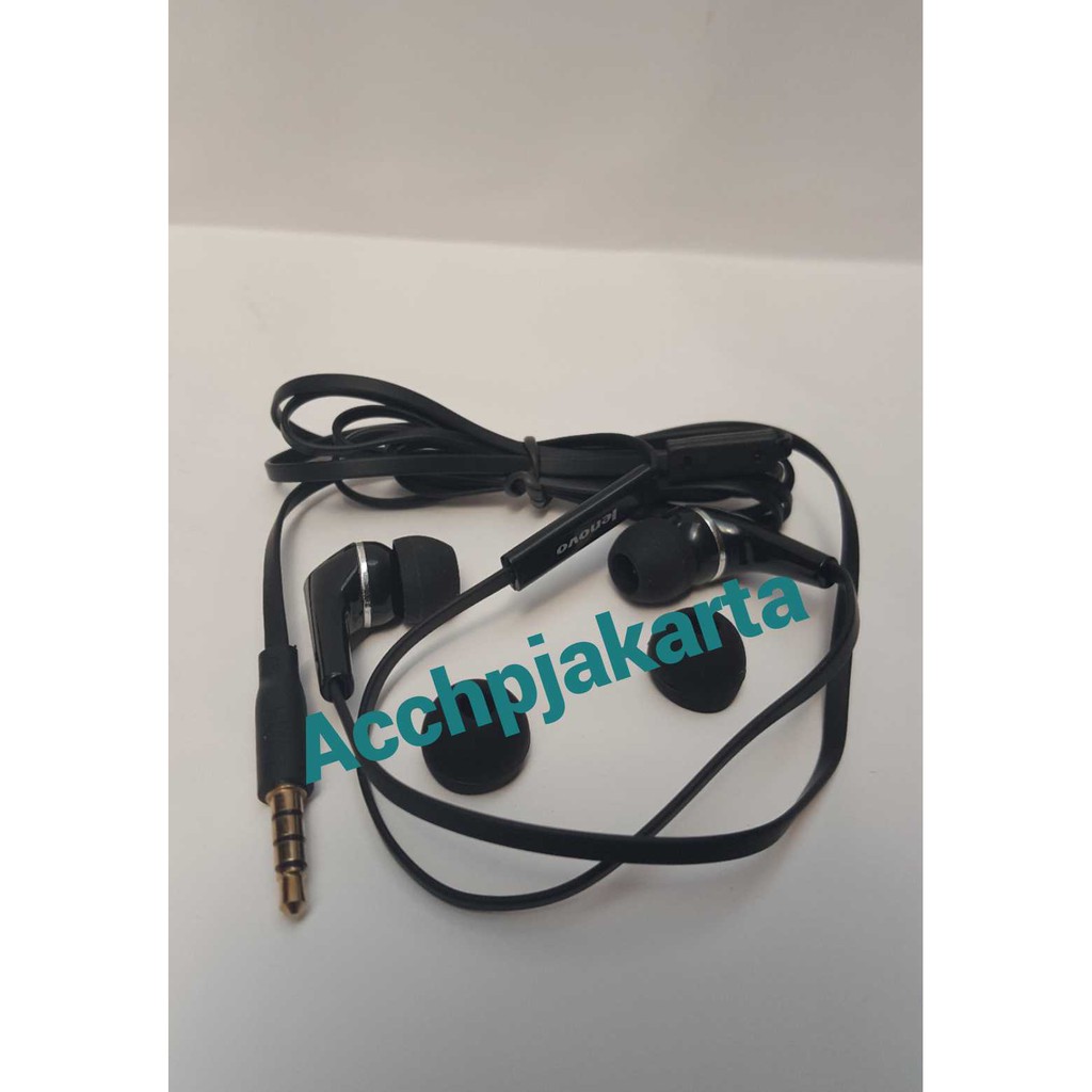 Headset Lenovo Original 100% / Headset Handsfree Earphone Lenovo Original 100%