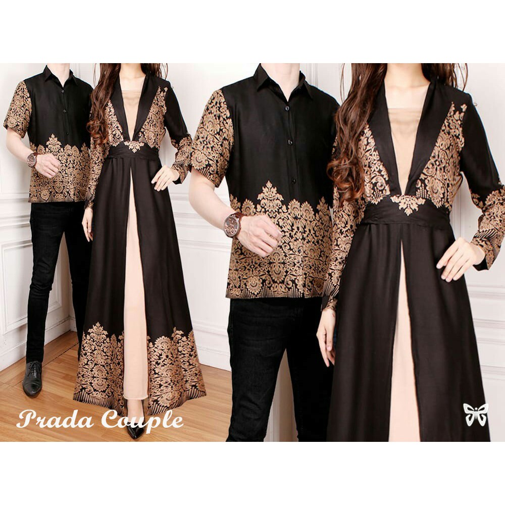 READY LAGI PRADA BAJU MURAH BATIK COUPLE KELUARGA, KEMEJA DAN LONG DRESS MAXI PANJANG WANITA