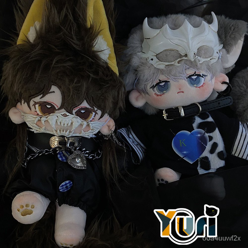 Doll Body New Limit  Monster Ear Tail 20cm Plush Doll Body Toy Anime Cute Cosplay no attribute Kpop