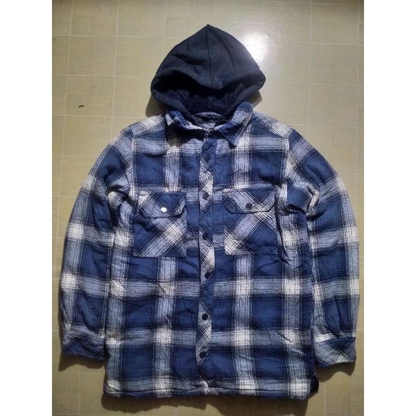 Flannel Jacket Hoodie Boston Traders