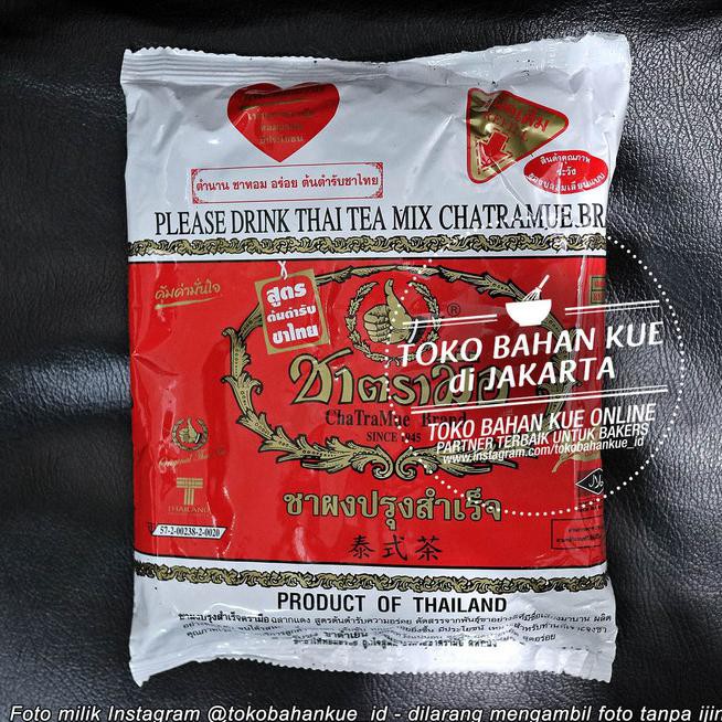 

Yzx4 Thaitea Thai Tea Number One Brand Cha Tramue Brand Teh Thailand 400Gr Jbc6