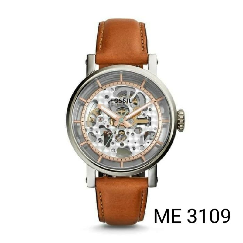 Jam Tangan Wanita Merk Fossil Original Type ME-3109/3089/3069 Automatic Leathers