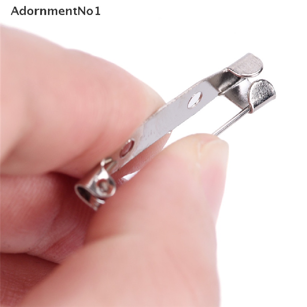 (AdornmentNo1) 10pcs Pin Bros DIY Ukuran 15-40 mm Untuk Kerajinan Tangan