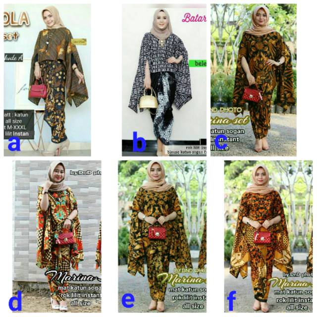 GROSIR BATIK SET CLASSIC BATWING