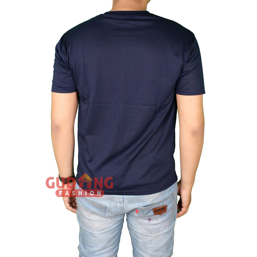 Kaos Polos Pria Casual Simple Pendek PLS 115