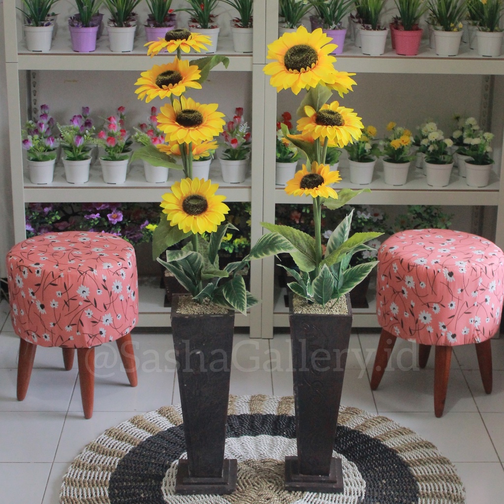PALING MURAH  Bunga sudut matahari // bunga sudut jumbo // hiasan bunga ruang tamu // bunga matahari