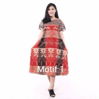 Daster payung  Etnik batik  rayon baju  santai Shopee Indonesia