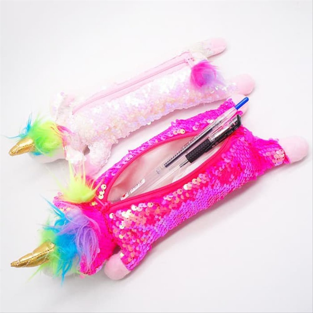 

TP0058 Tempat Pensil Kawaii Pensil Unicorn Sequien Boneka Pencil Case