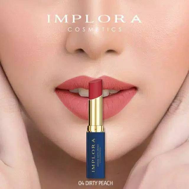 IMPLORA INTENSE MATTE Lipstick /Lipmatte Implora/Longlasting/IMPLORA/LIPSTIK