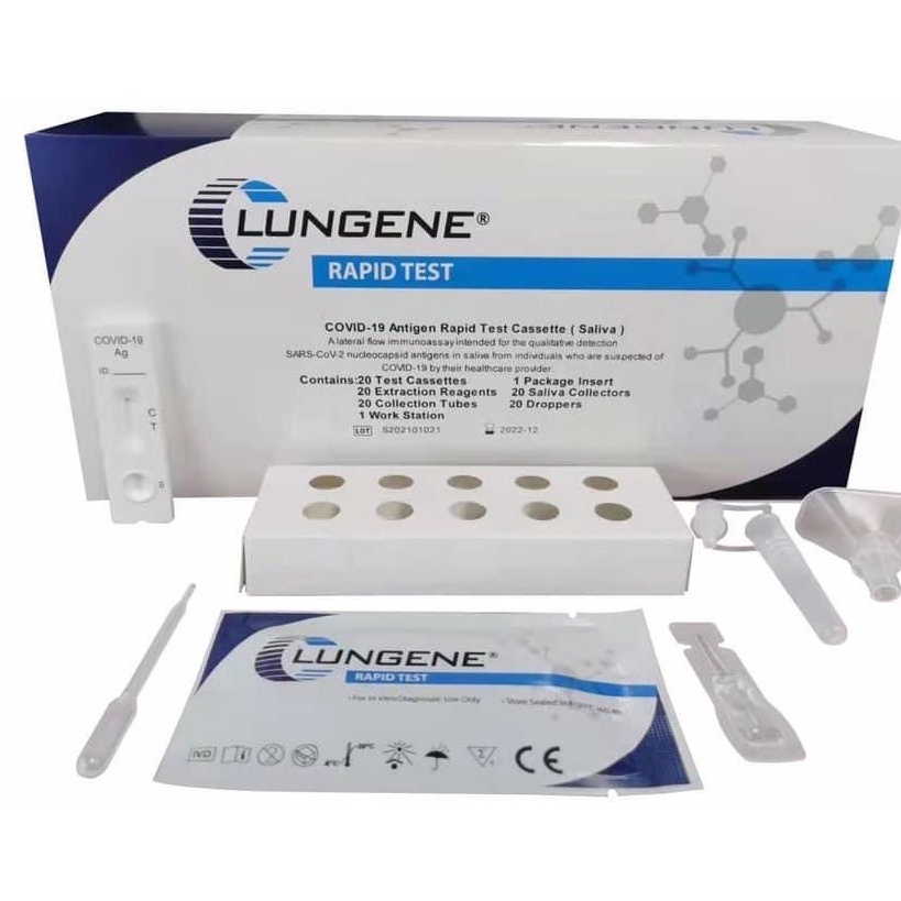 Lungene HOLOGRAM Nasal Swab Antigen Mandiri Clungene Biru