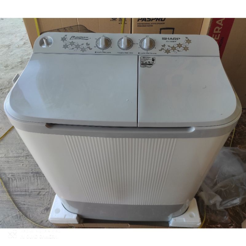 MESIN CUCI SHARP 2 TABUNG  9 KG/ MESIN CUCI SHARP 90MW