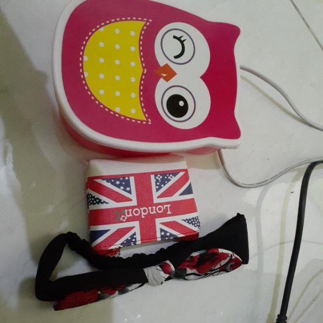 Kotak Makan /souvenirultah Murah Bentuk Owl / Burung Hantu