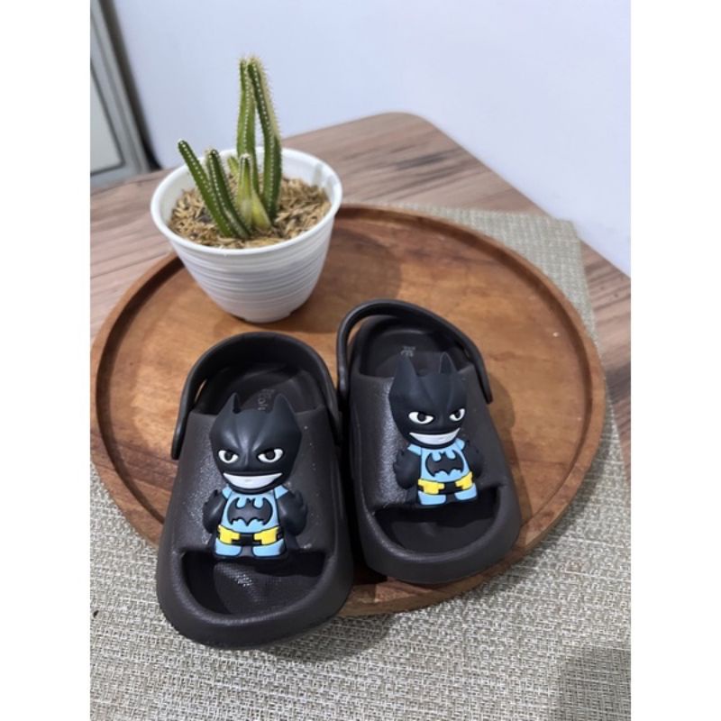 (Size 18-29) Sandal Anak Laki Balita Batman 21337 / Sandal Karet