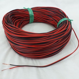 kabel serabut merah hitam awg 2x10 tembaga murni otomotif  lampu dll