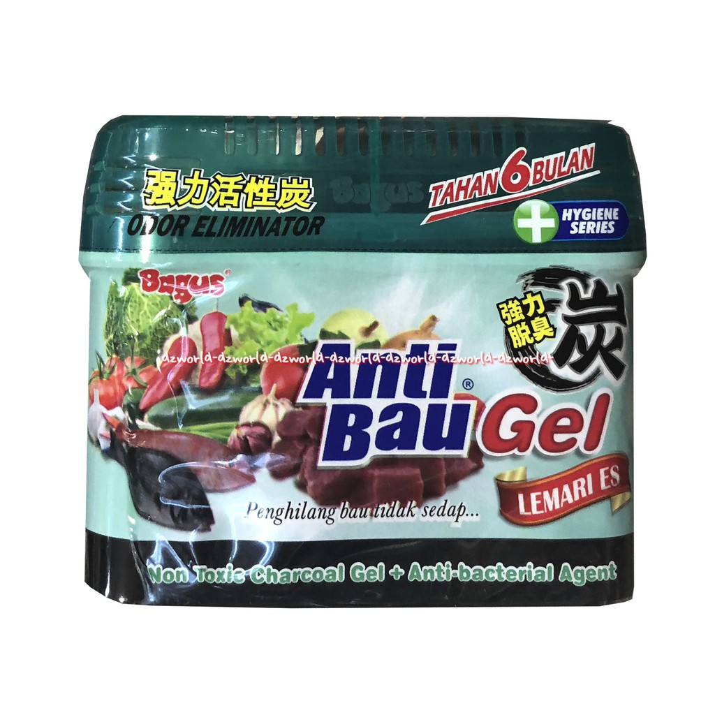 Anti Bau Gel Charcoal Odor Eliminator Penghilang Bau Lemari 180gr