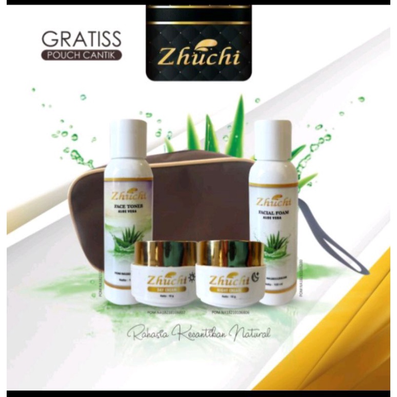 ZHUCHI Skincare - Paket Skincare glowing | Aman dan terdaftar di BPOM 100% original