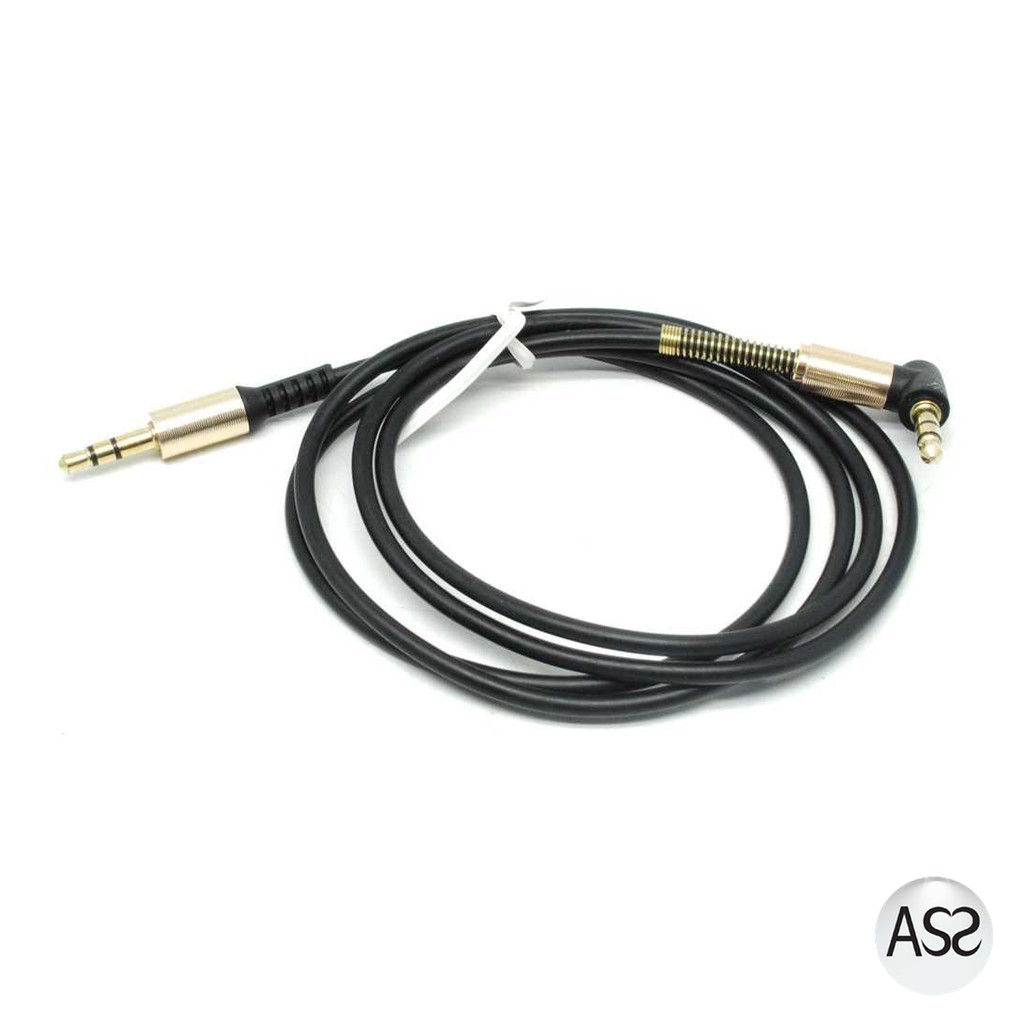 ASS Shop - Kabel AUX Audio 3.5mm Male to 3.5mm Male HiFi L Shape