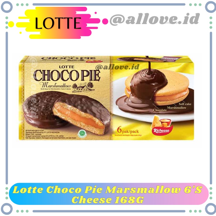 

Lotte Choco Pie Marsmallow 6'S Cheese 168 Gr