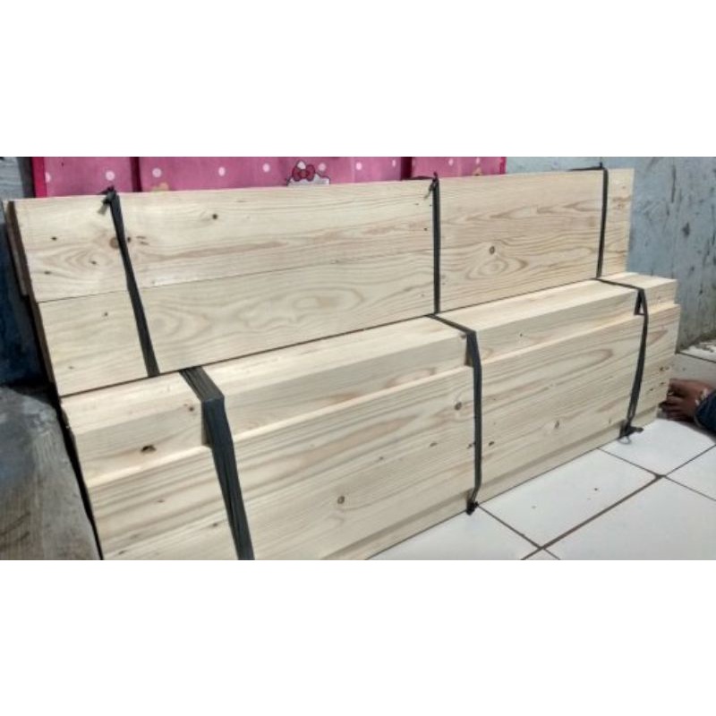 papan kayu jati belanda 100x10x1,5 sudah di amplas