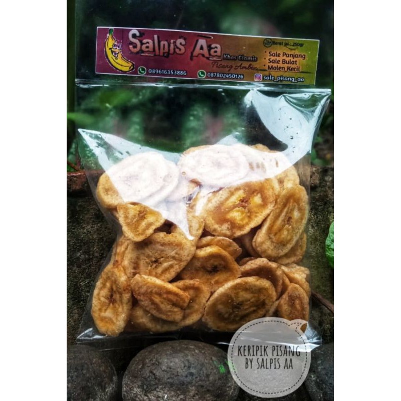 

Keripik Pisang Ambon Manis 250gr