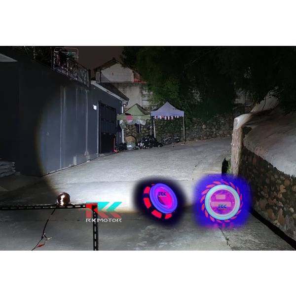 LAMPU UTAMA LED MOTOR ANGEL EYES LED PROJIE JAUH DEKAT - PROJECTOR LED MOTOR HI LOW Limited