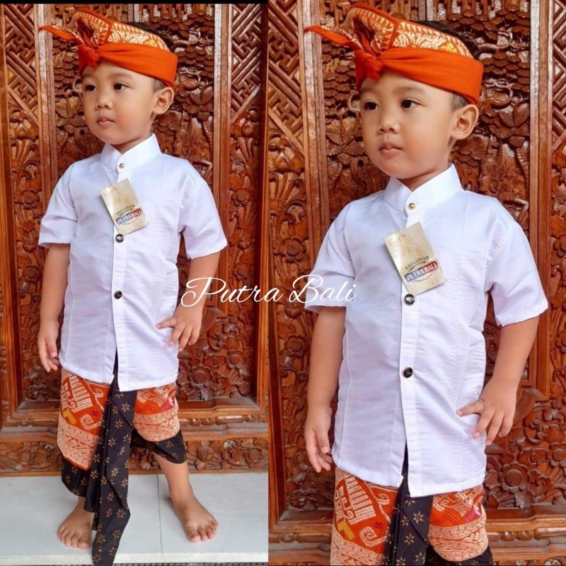 (Baju Saja) Baju yoko anak lengan pendek / kemeja anak bali