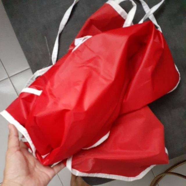 Promo Cod Celemek Apron Dewasa Plus Topi Koki Chef