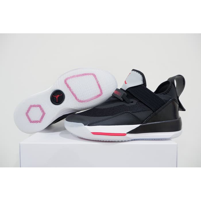 Sepatu Basket Air Jordan 33 AJ 33 Low Black cement