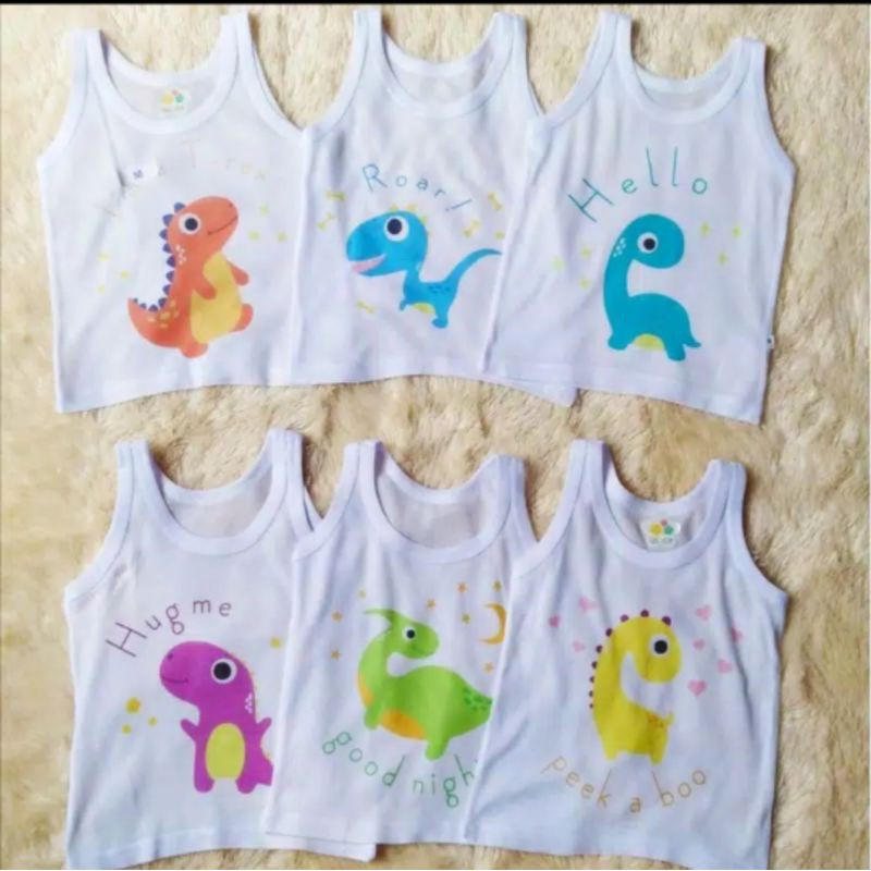 Kaos dalam bayi /Singlet Anak motif /Singlet bayi Karakter /Kaos dalam anak karakter