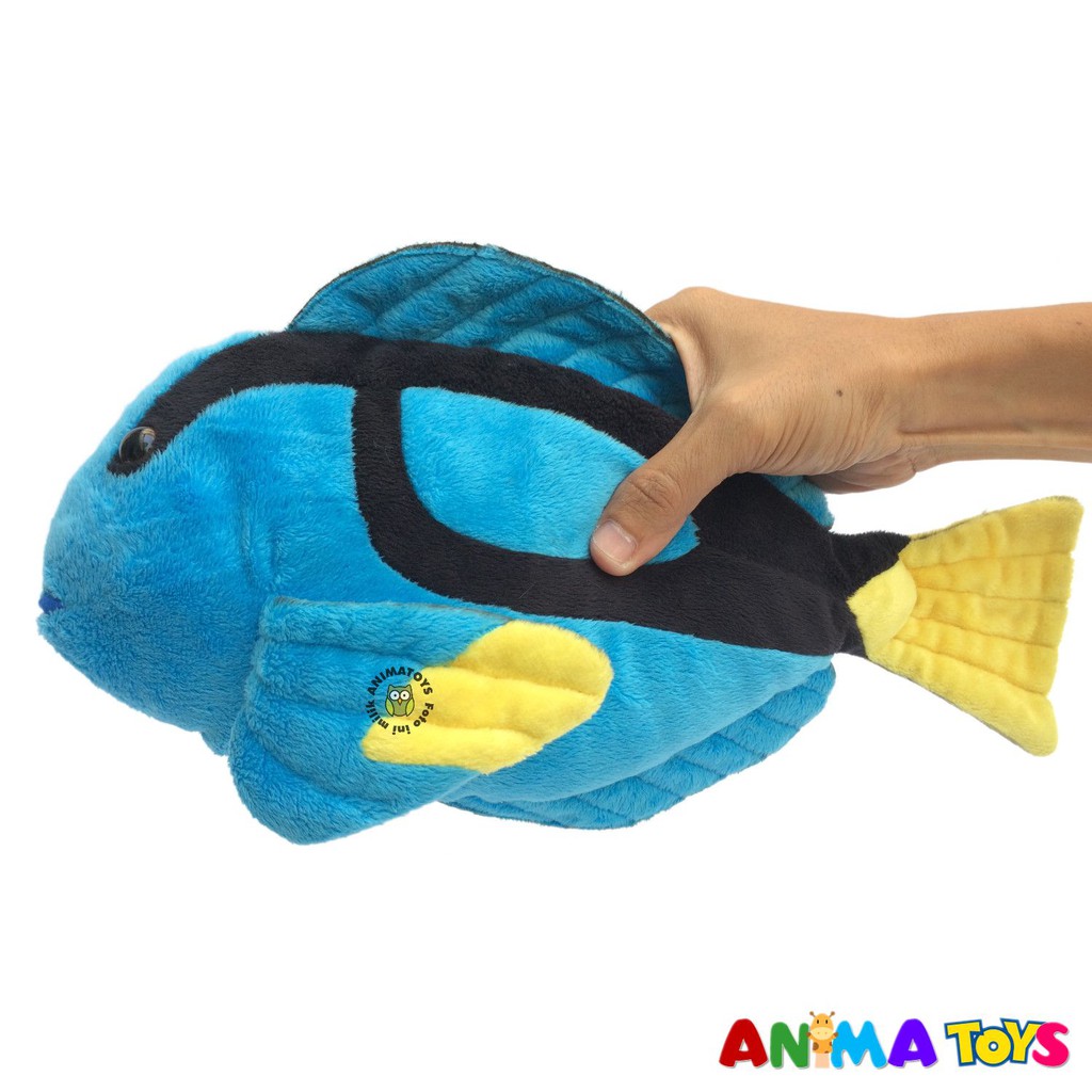 Boneka Hewan Ikan Blue Tang Stuffed Animal Animatoys