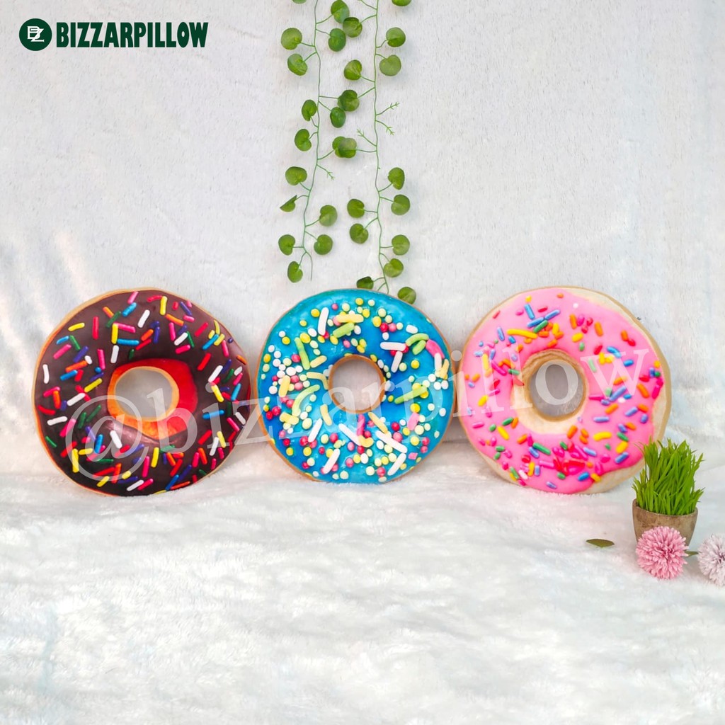 Bizzarpillow Bantal Sofa Motif Donat size M BZ138