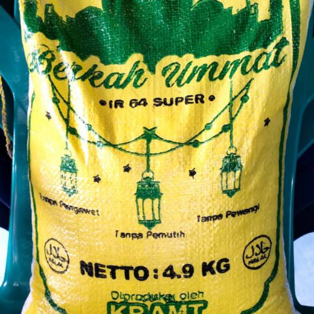 

Beras pulen 5kg Berkah Ummat