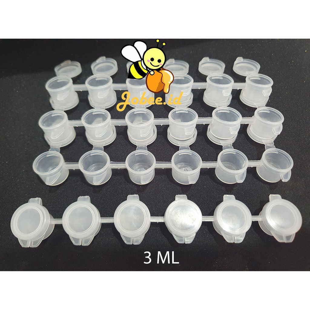 

Pot Cat Plastik Renteng 6 Tabung 6 x 3 ML Tempat Cat Acrylic Akrilik Paint Pot Ink Tinta Cup Strip 3 ML