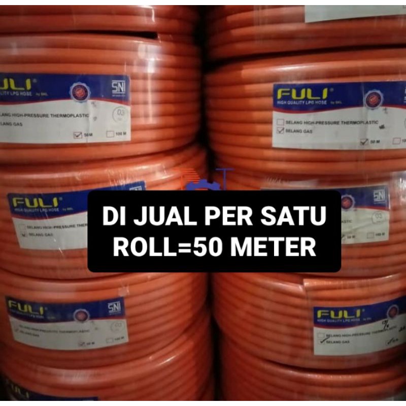 Jual Selang Kompor Gas Lapis Selang Industri Jual Per Roll Meter