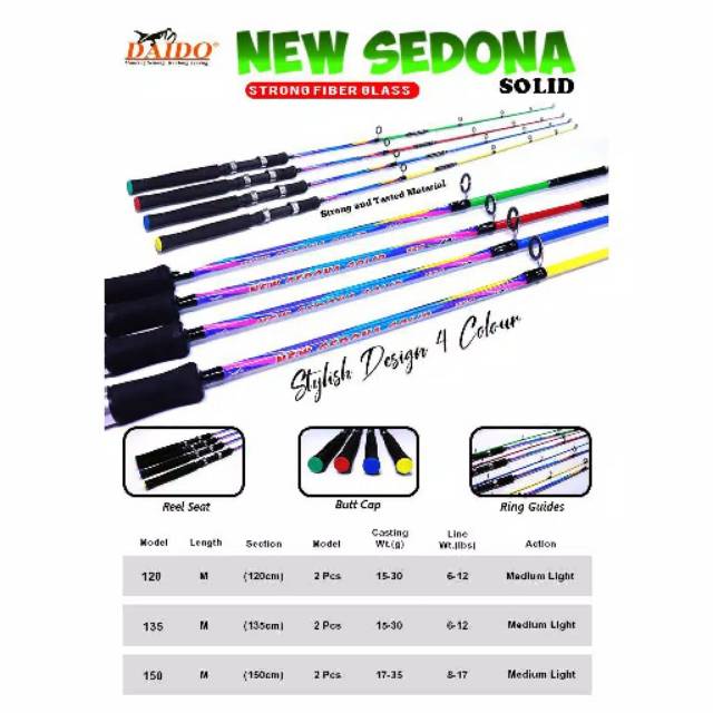 SET PANCING DAIDO SEDONA 120 {FIBER SOLID}