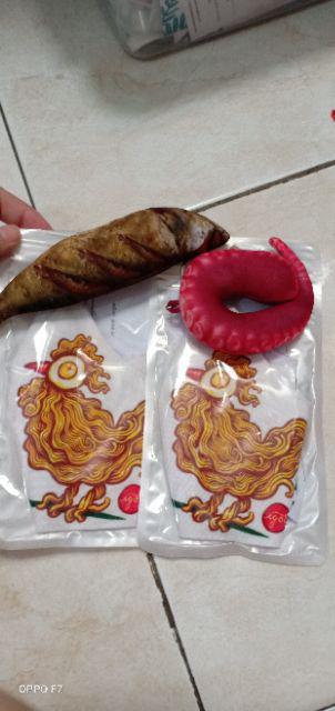 Masker Kain Rangkap Anti Air Igor Ayam Untuk Penggemar Mi Instan