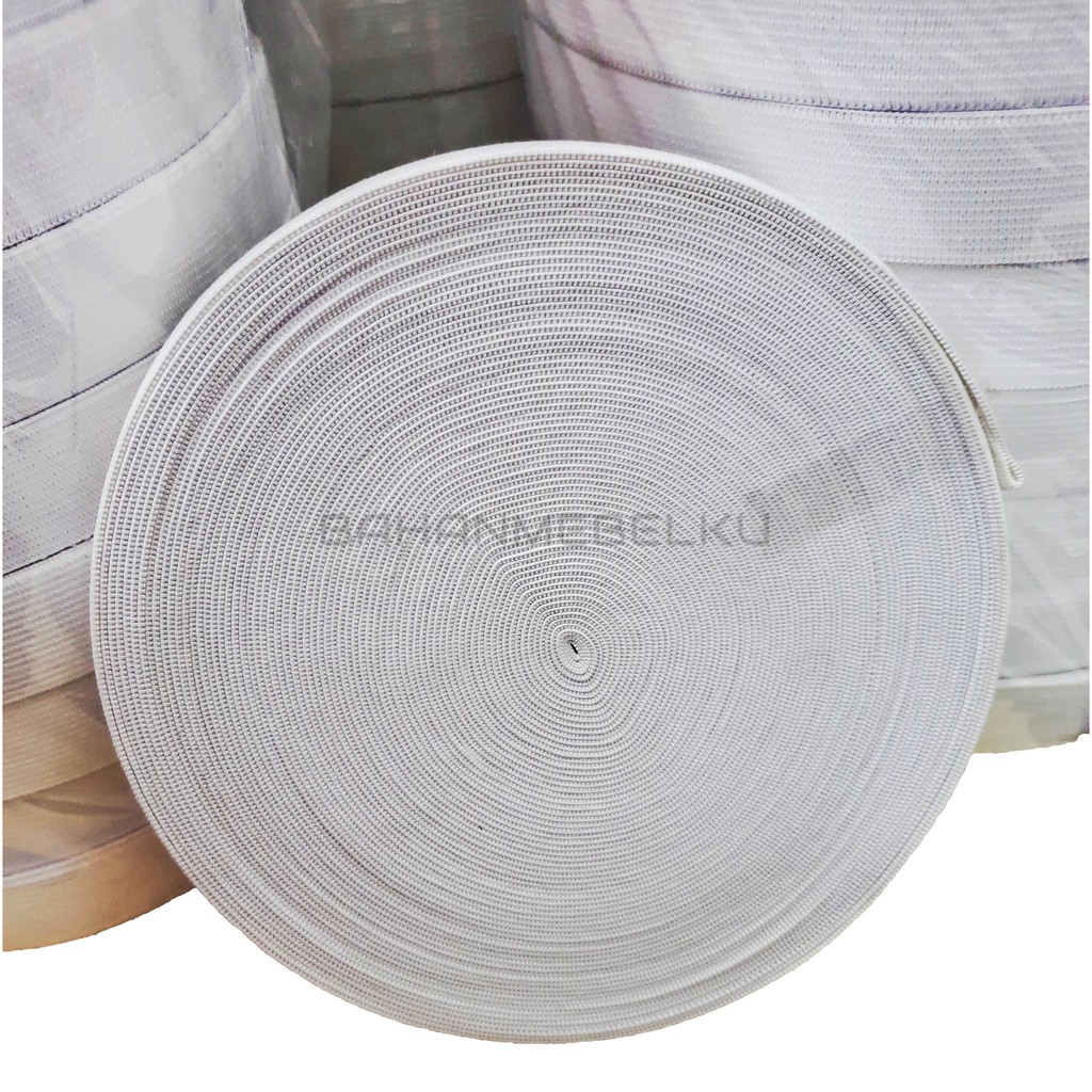 

KARET ELASTIS 2,5CM - PER ROLL - KUALITAS SUPER