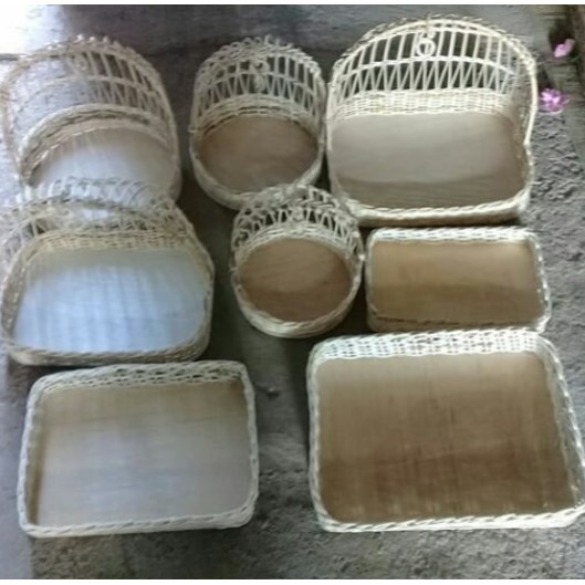 Keranjang rotan paket hantaran nikah seserahan lamaran gratis ongkir